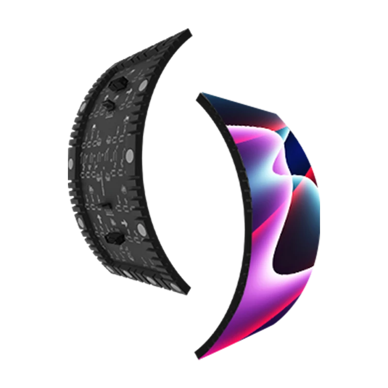 Schermo LED curvo per esterni